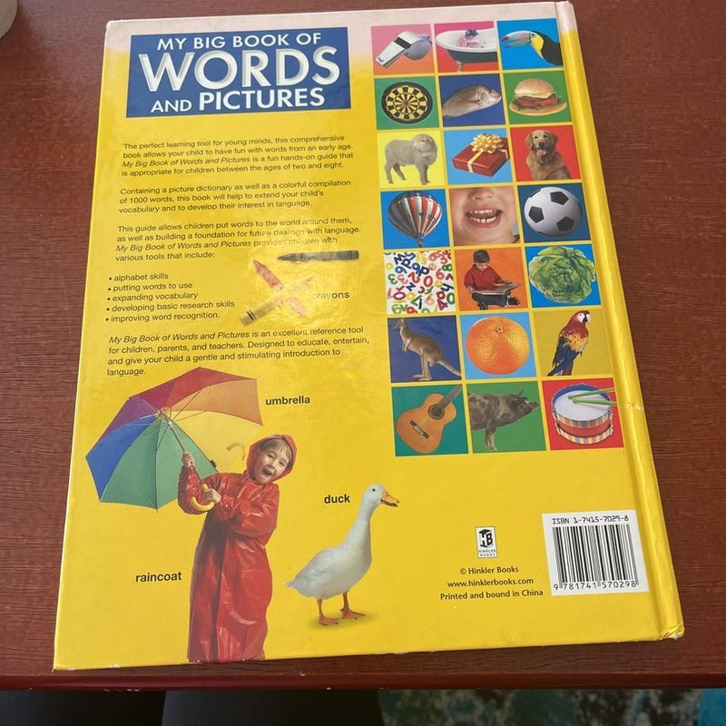 My big book of words and pictures by Hinkler Books My big book of words and pictures by Hinkler Books