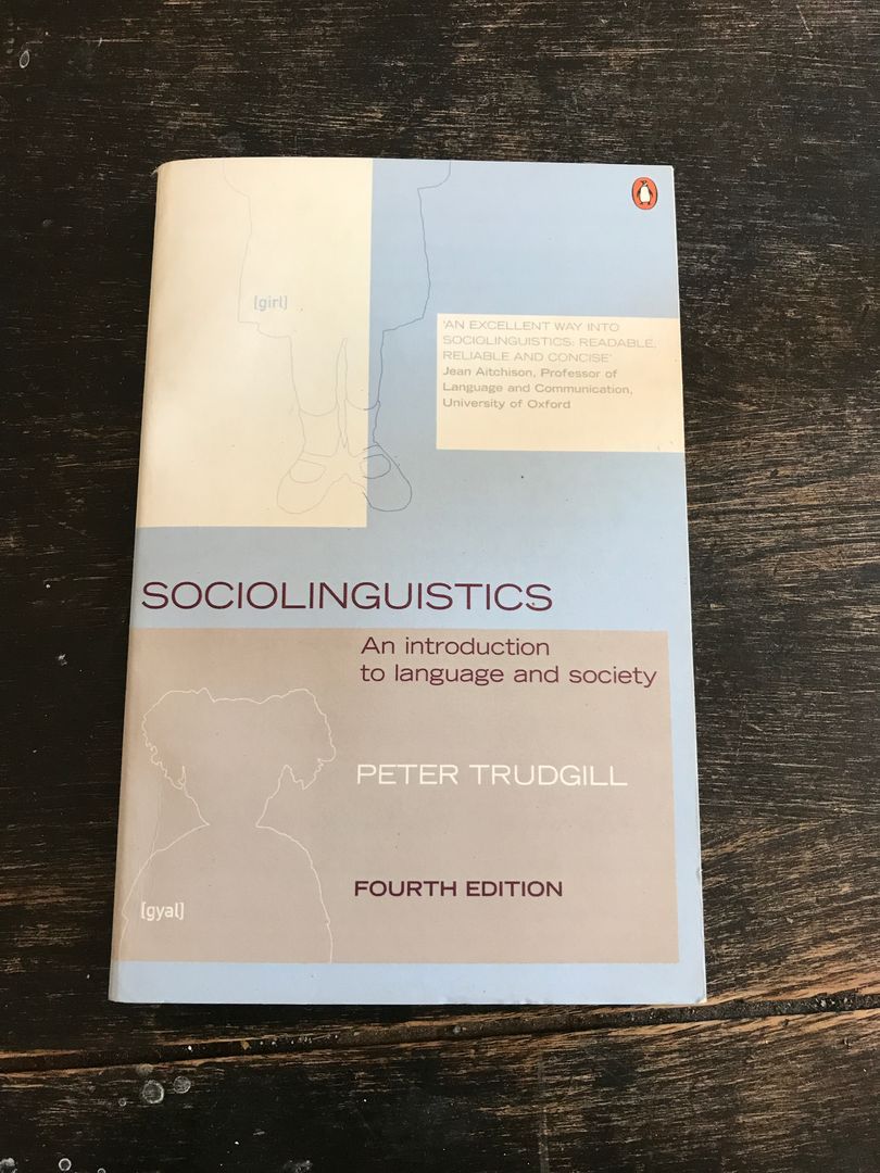 Sociolinguistics By Peter Trudgill, Paperback | Pangobooks