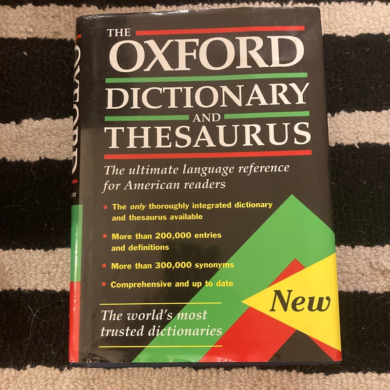 The Oxford Dictionary and Thesaurus