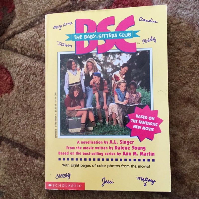 The Babysitters Club novelization from the movie 