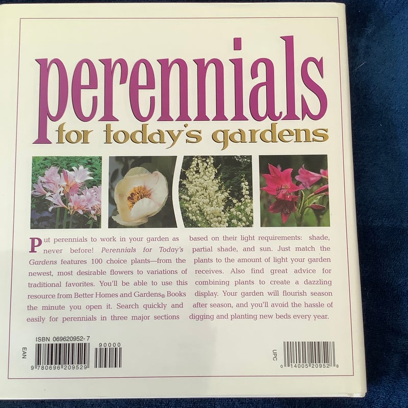 Perennials for Today's Gardens