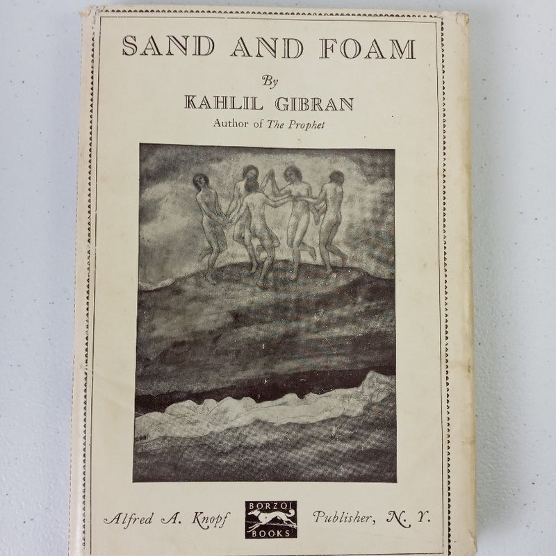 Sand and Foam Khalil Gibran Vintage 1968 Poetry Hardback