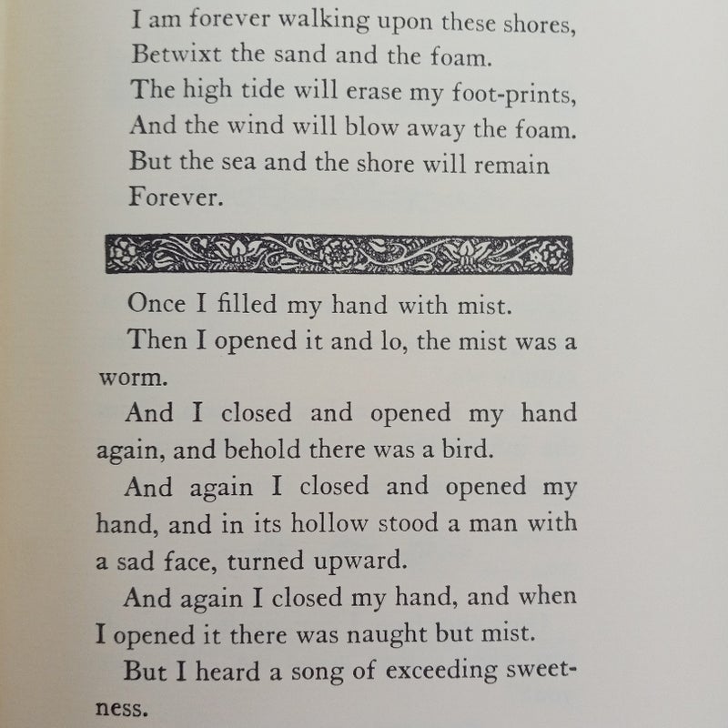 Sand and Foam Khalil Gibran Vintage 1968 Poetry Hardback
