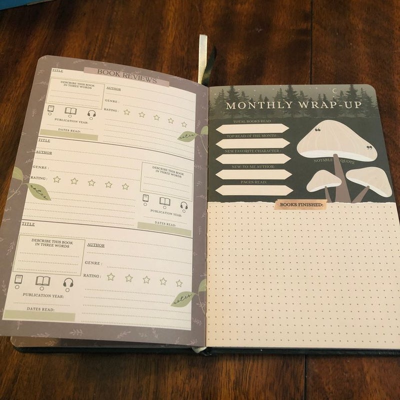 Owlcrate Reading Planner - printed upside down 