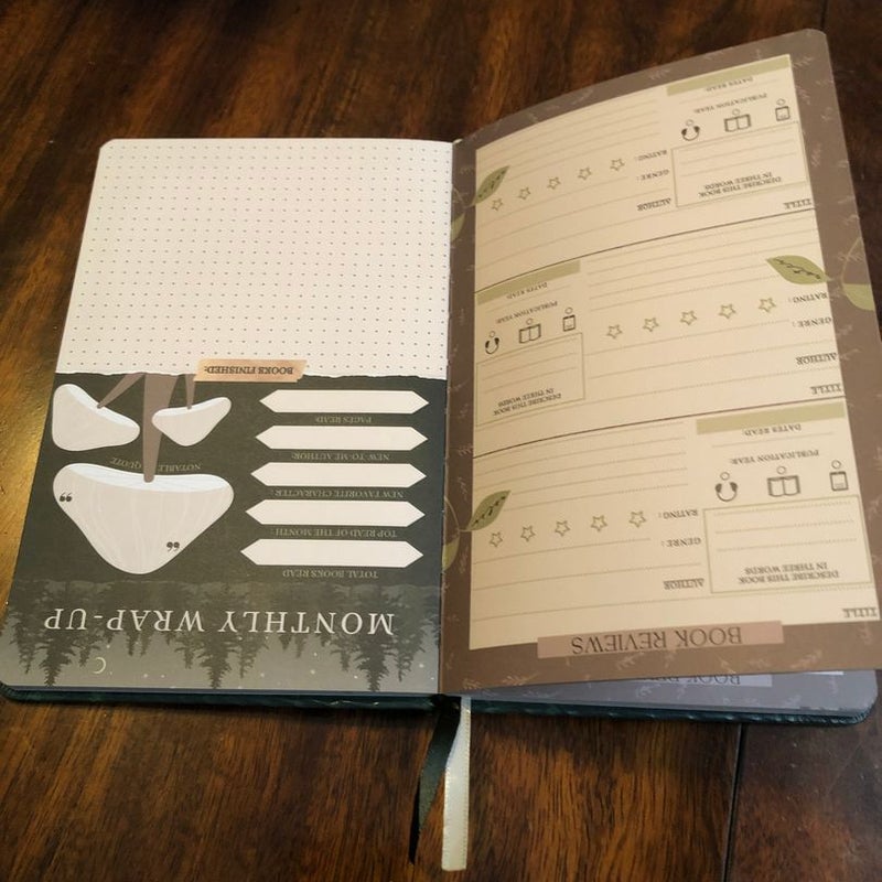 Owlcrate Reading Planner - printed upside down 