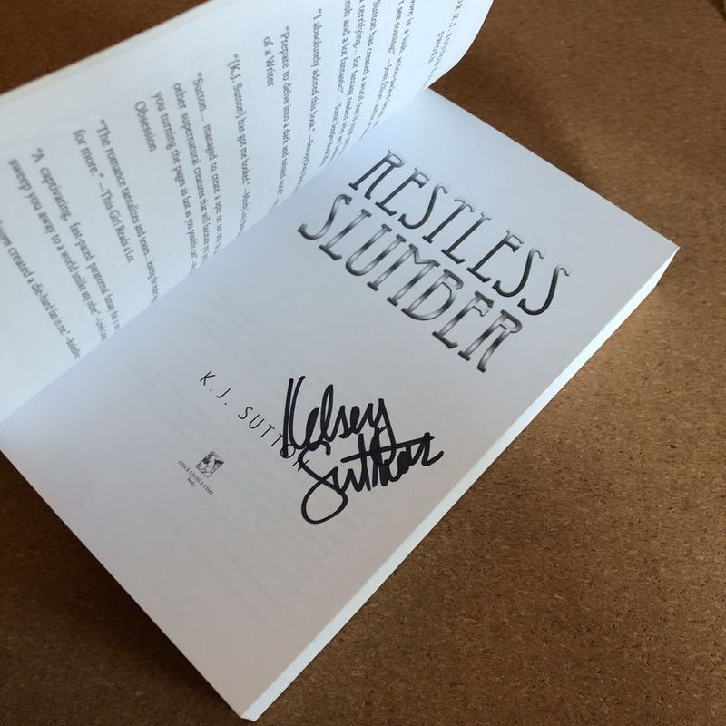 Restless Slumber: BookishBox SIGNED edition