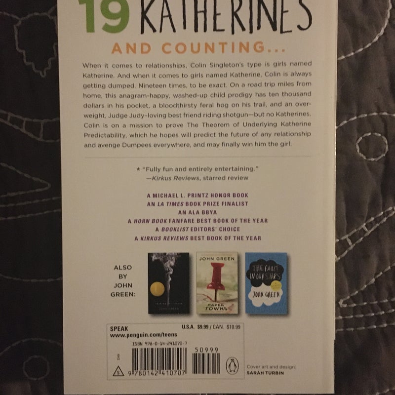 An Abundance of Katherines