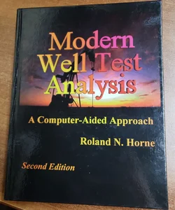Modern Well Test Analysis