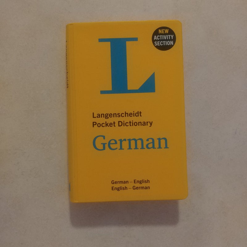 Langenscheidt Pocket Dictionary German