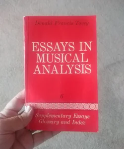 Essays in Musical Analysis vol.6