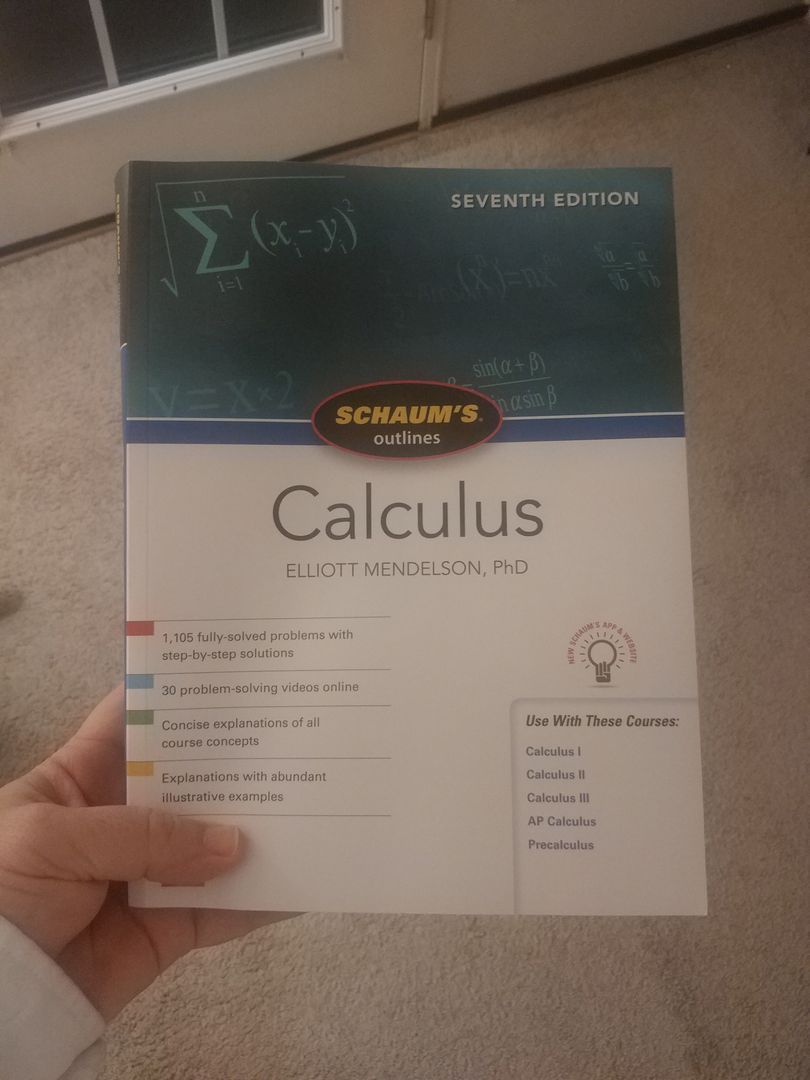 Schaum's Outline of Calculus, Seventh Edition