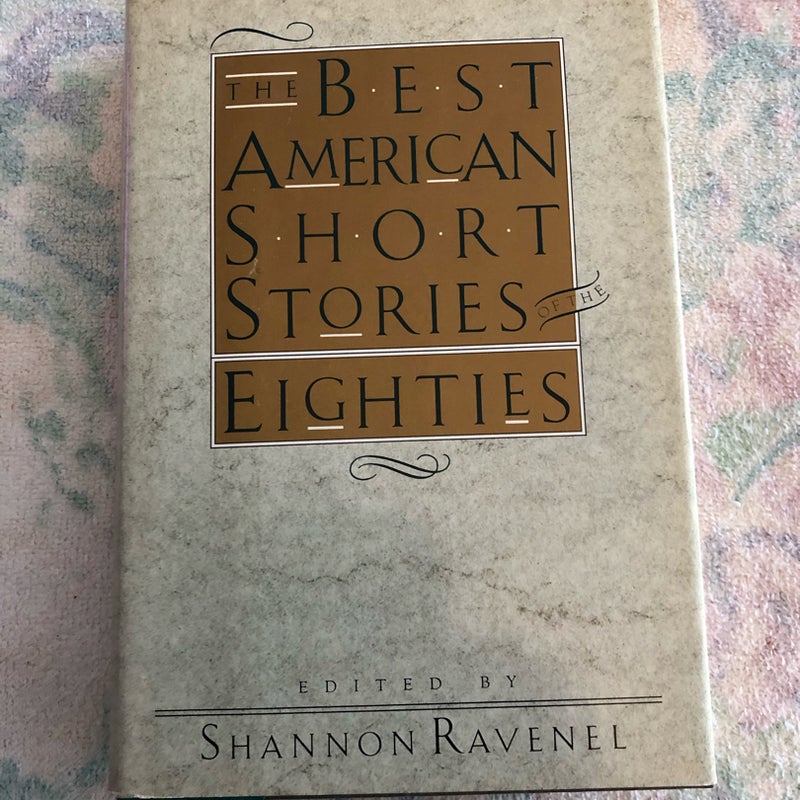 The Best American Short Stories, 1980-89