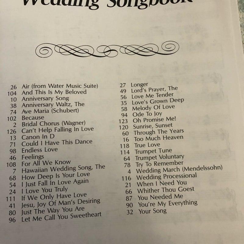 The New Complete Wedding Songbook