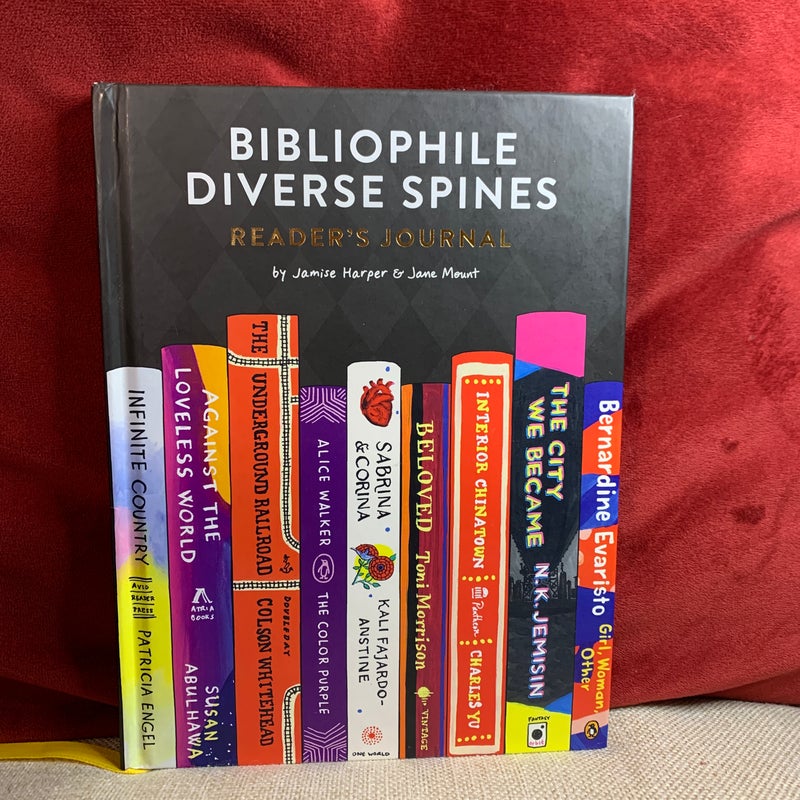 Bibliophile Diverse Spines Reader's Journal