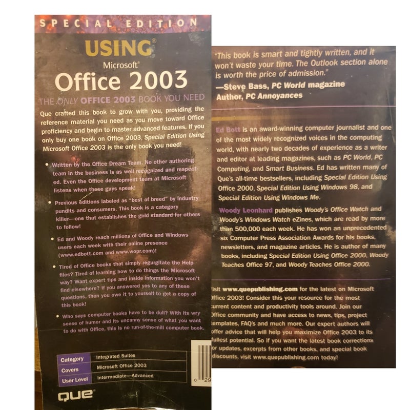 Special Edition Using Microsoft Office 2003