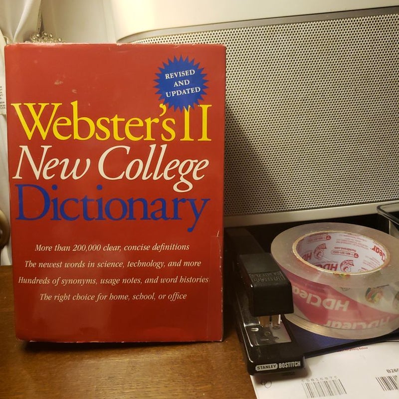 Webster's II New College Dictionary