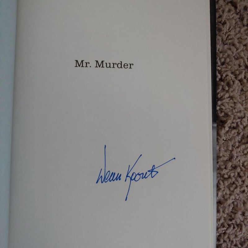 Mr. Murder, signed, first edition