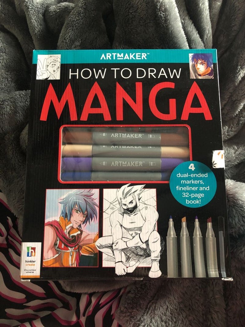 How to draw manga art kit by Manga art kit, Hardcover