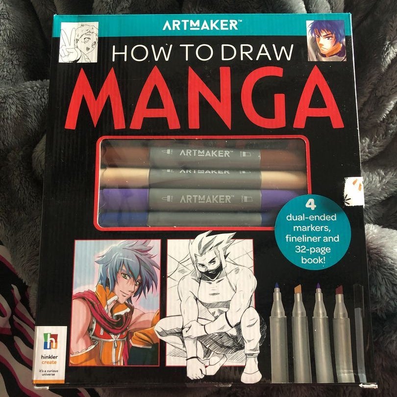 How to draw manga art kit by Manga art kit, Hardcover | Pangobooks