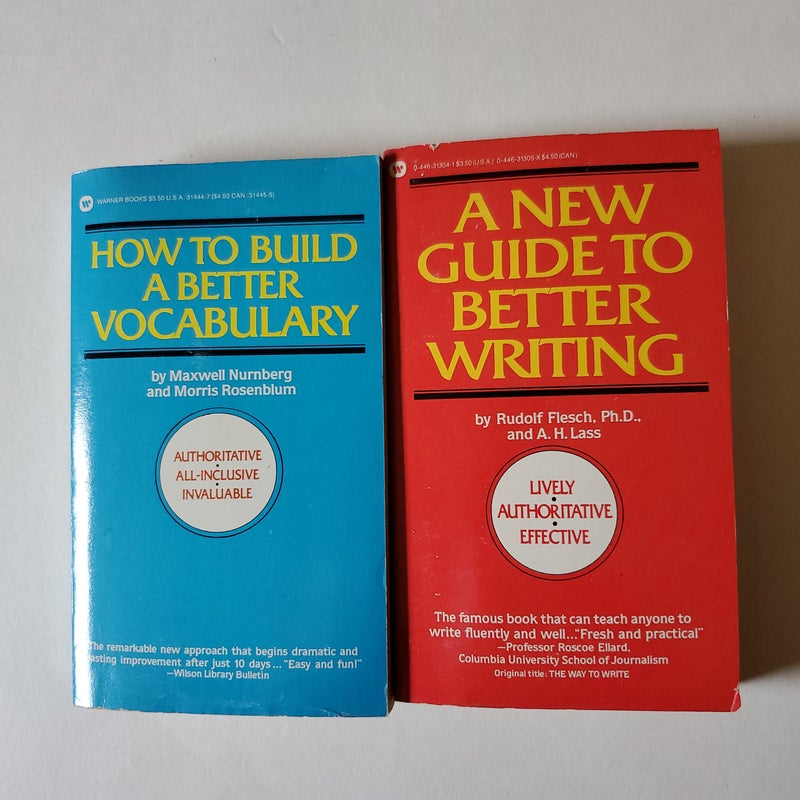 Lot of Writing Guides Webster's New World Thesaurus