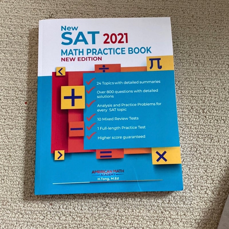 New SAT 2021 Math Practice Book