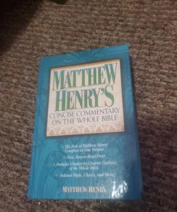 Matthew Henry's Commentary on the Whole Bible