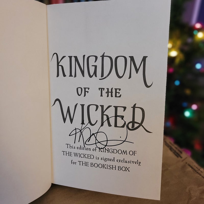Kingdom of the Wicked (SIGNED - Bookish Box Special Edition)