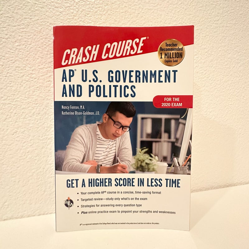 AP® U.S. Government & Politics Crash Course, For the 2021 Exam, Book + Online