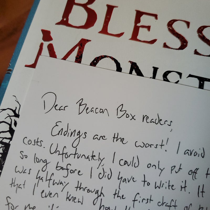 Blessed Monsters Beacon Bookbox Signed