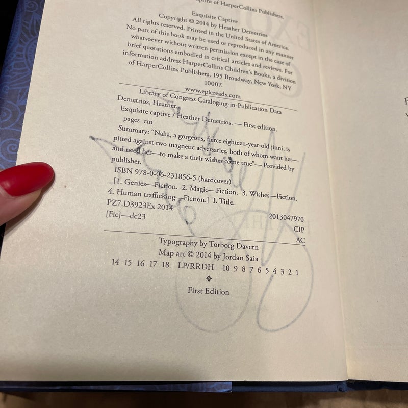 Exquisite Captive (Signed First Edition)