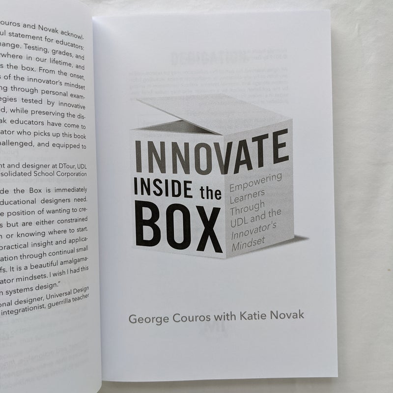 Innovate Inside the Box