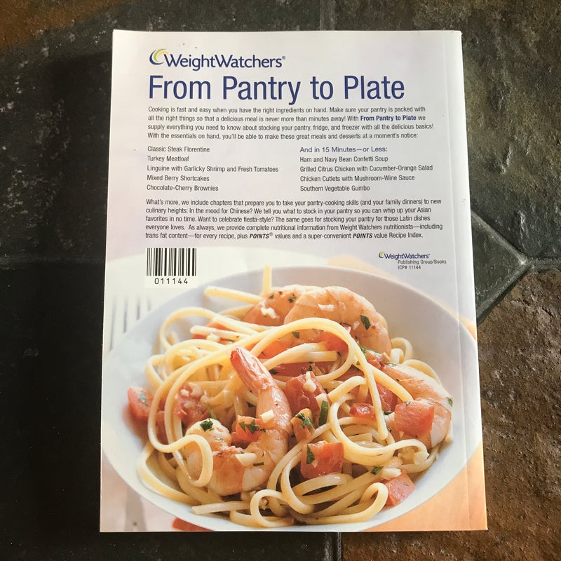 WeightWatchers From Pantry to Plate