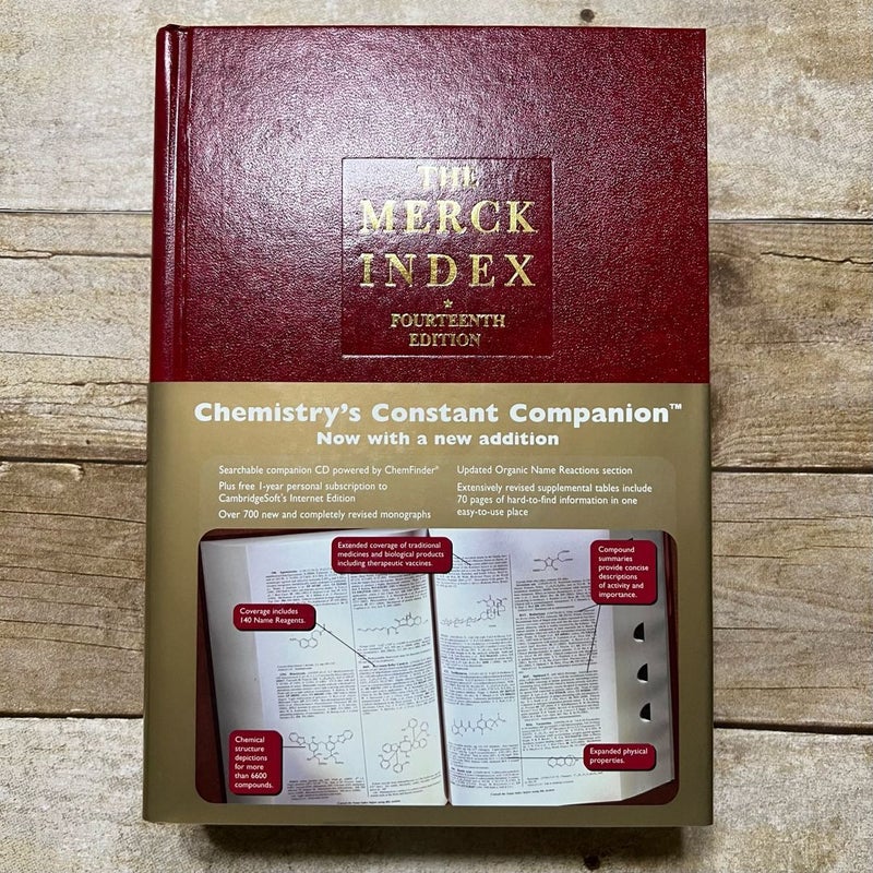 The Merck Index by Maryadele J. O'Neil (Editor), Hardcover | Pangobooks The Merck Index by Maryadele J. O'Neil (Editor), Hardcover | Pangobooks