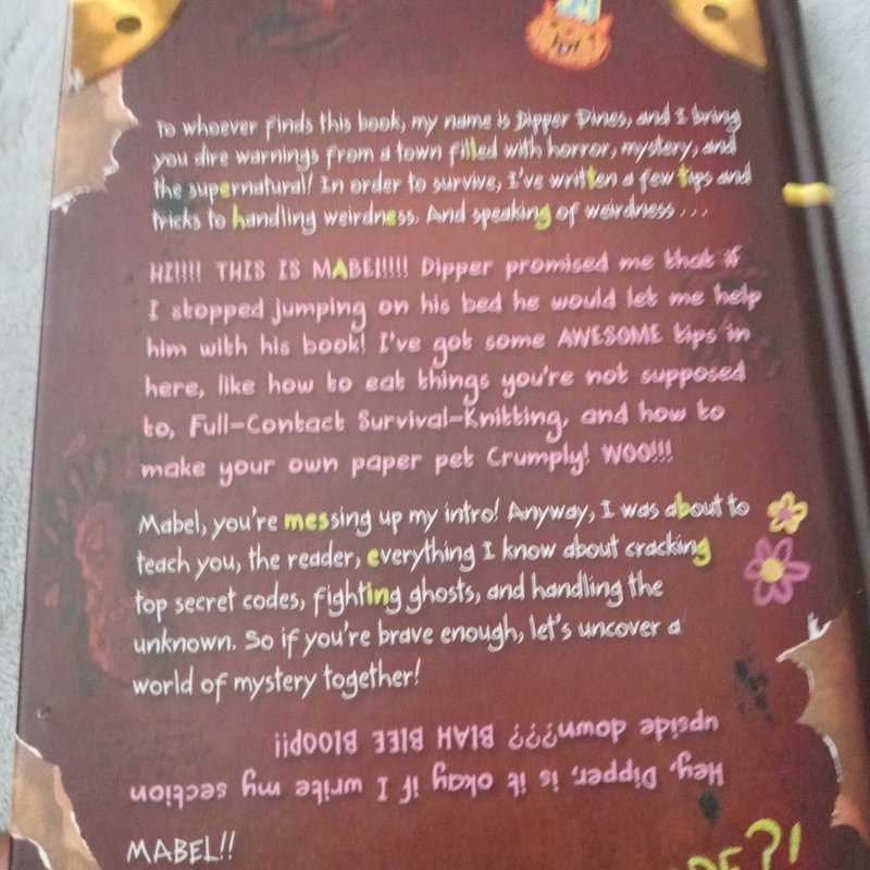 Gravity Falls Dipper's and Mabel's Guide to Mystery and Nonstop Fun! by ...