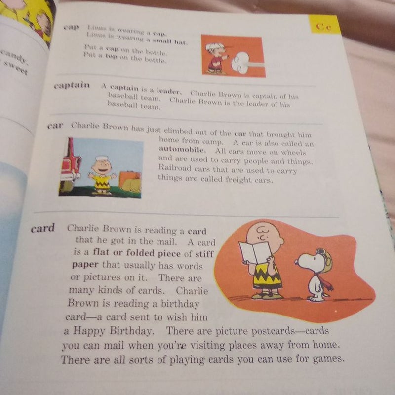チャーリーブラウンディクショナリー　CharlieBrownDictionary Vintage The Charlie Brown Dictionary Volumes 1-6 Books