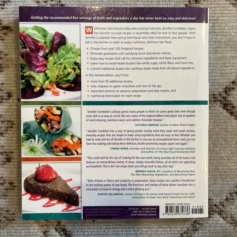 Raw Food Made Easy for 1 or 2 People