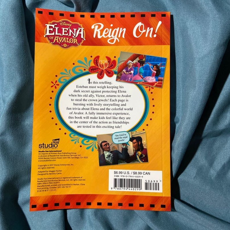 Disney Elena of Avalor: Reign On! by Maggie Fischer (Adapted by); Beverly  Cantu (Designed by), Paperback