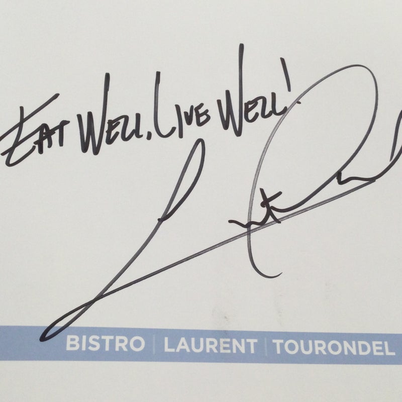 Bistro Laurent Tourondel - SIGNED Copy