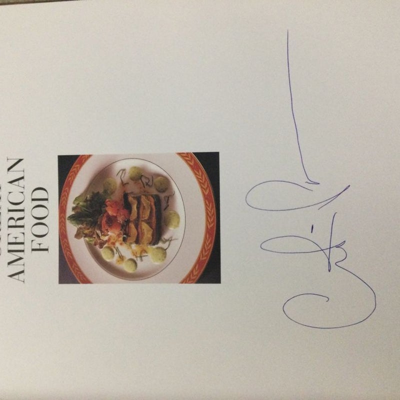 Great American Food Cookbook 1st Ed. Signed Copy