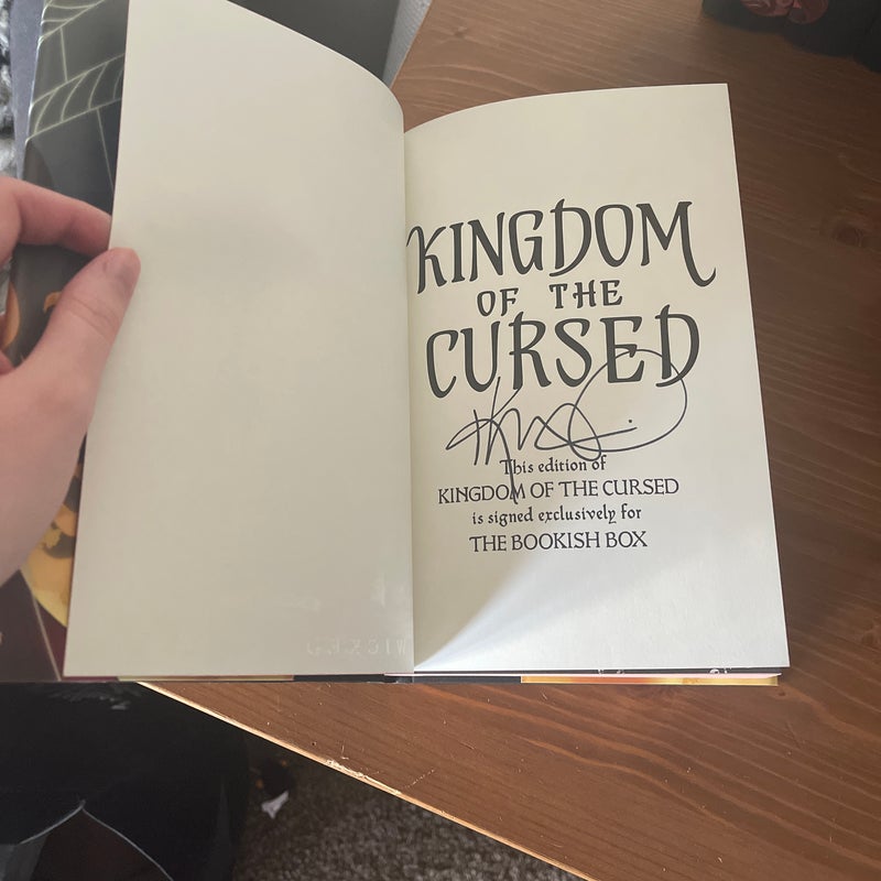 Kingdom of the Cursed Signed Bookish Box newest Exclusive