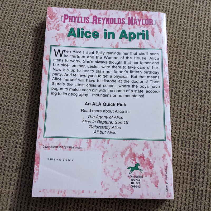Alice in April 