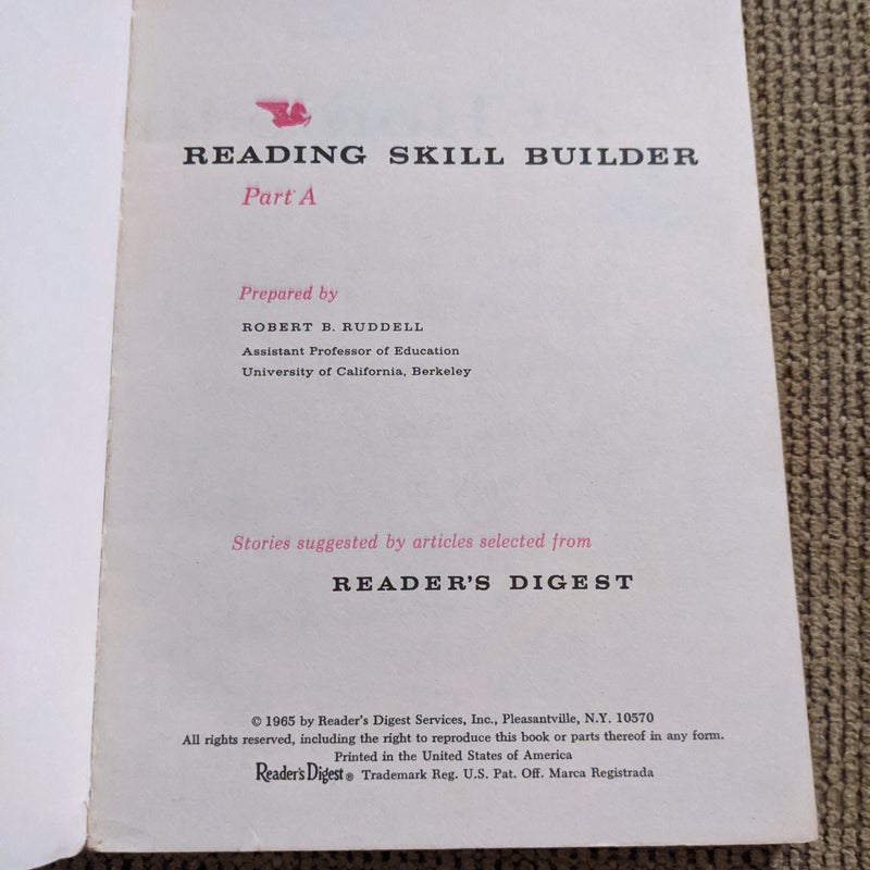 Reading Skill Builder