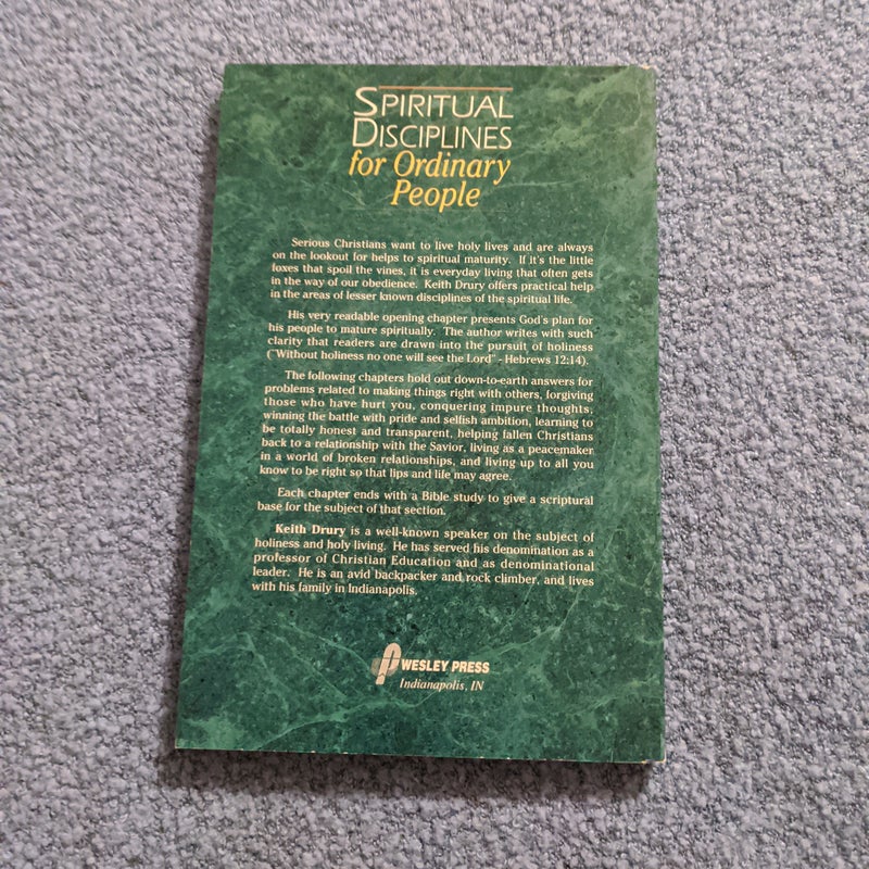 Spiritual Disciplines for Ordinary People 