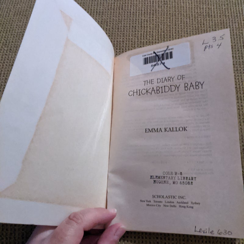 The Diary of Chickabiddy Baby