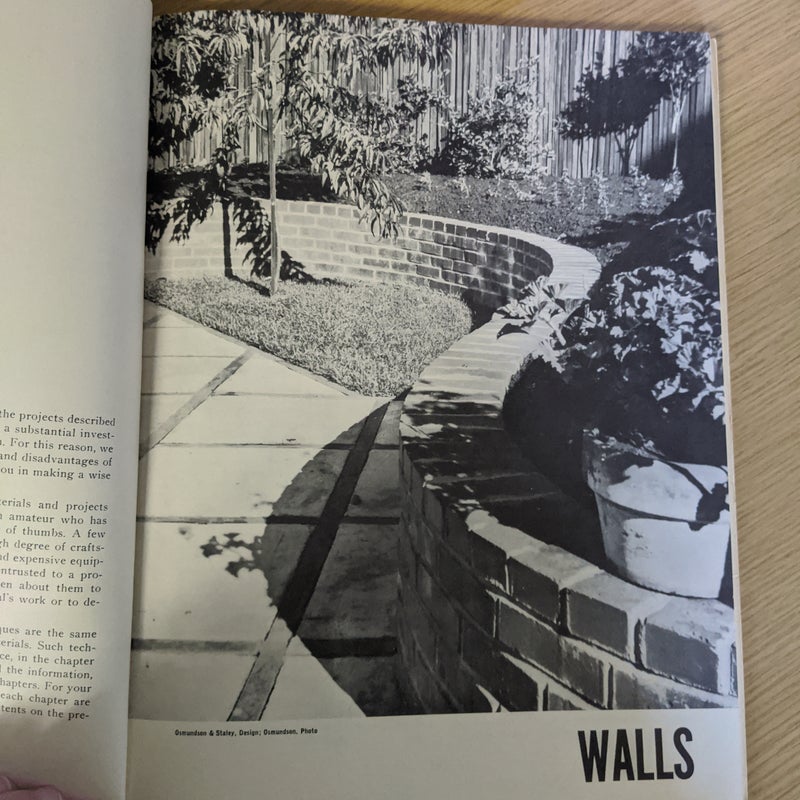 How to Build Walls, Walks, Patio Floors