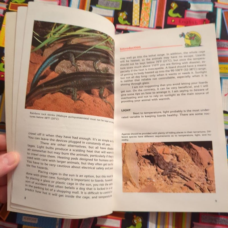 A Step by Step Book about Lizards