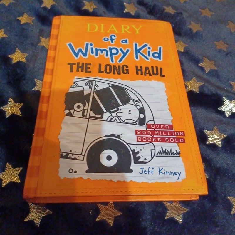 Diary of a Wimpy Kid # 9: Long Haul (book was has slight indents from drawings that have been erased)