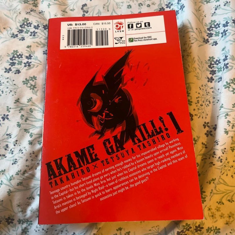 Akame Ga KILL!, Vol. 1