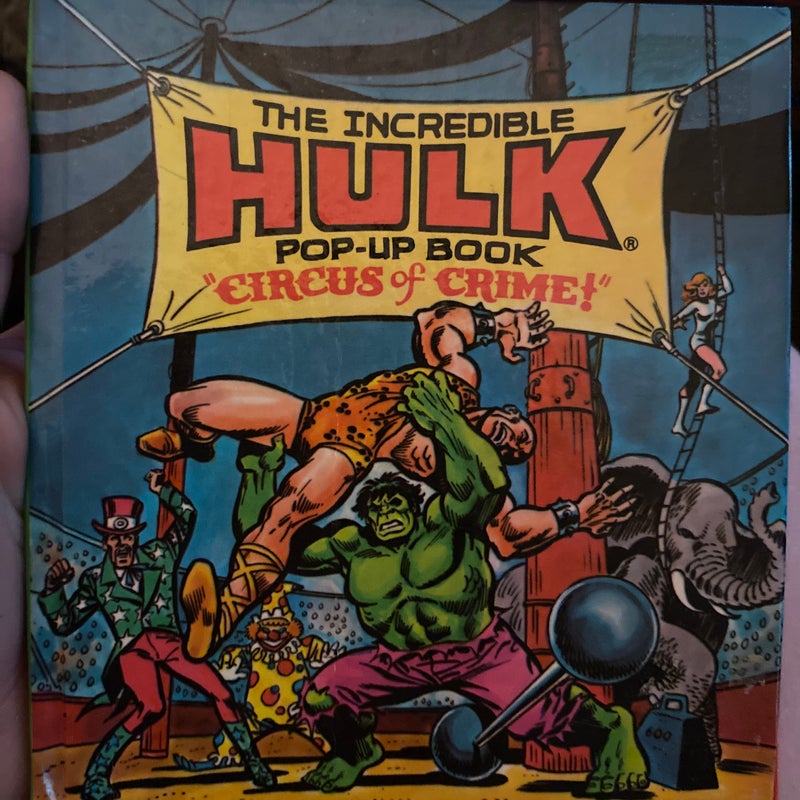 The Incredible Hulk pop up book circus of crime 