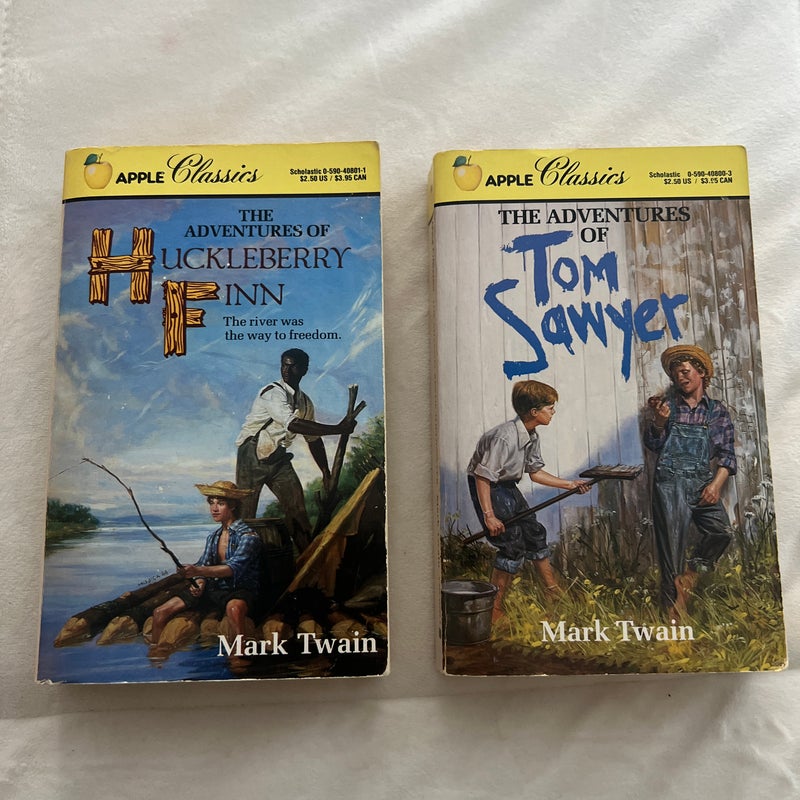 The Adventures of Huckleberry Finn + Tom Sawyer  